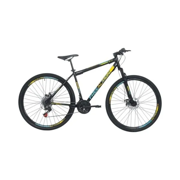 Bicicleta Free Action Flexus Aro 29 21 Velocidades Preto Brilhante (MP)