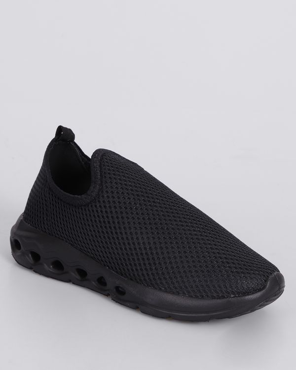 Tênis Infantil Esportivo Molekinho Slip On Telado Preto 27