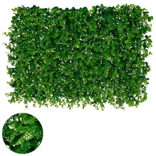 Planta Artificial Grama Eucalipto Florarte 40x60cm Verde (MP)