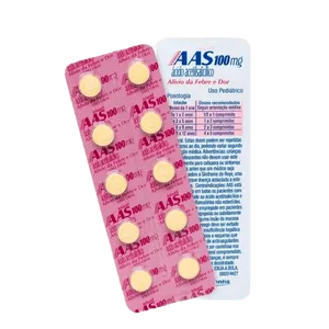 AAS Infantil 100mg com 10 Comprimidos