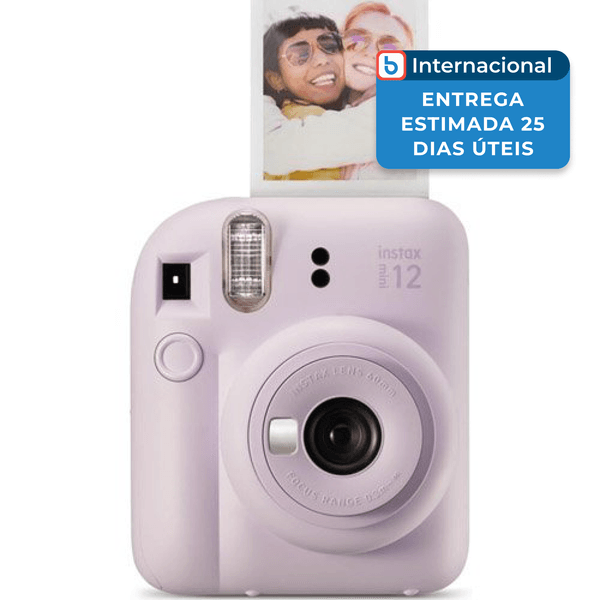 Câmera Fujifilm Instax Mini 12 Lilás E Roxo A-MBI