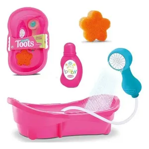 Banheira Para Boneca Banho Do Bebe Toots Com Acessorios