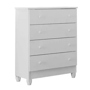 Cômoda 4 Gavetas Carolina Ariel Clean Branco