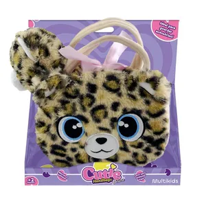 Pelúcia Cutie Handbags Leopardo Deluxe Bolsa e Pelúcia Multikids - BR2224 BR2224