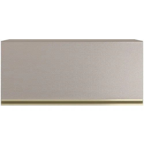 Armário Aéreo 1 Porta com Vidro Reflecta Demóbile Proença Cor Nude com Nogueira D9180