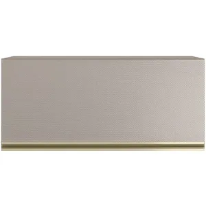 Armário Aéreo 1 Porta com Vidro Reflecta Demóbile Proença Cor Nude com Nogueira D9180