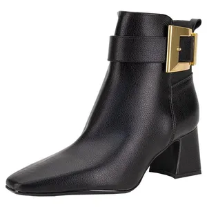 Bota Feminina Cano Baixo Vizzano 3109101 PRETO 38
