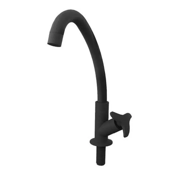 Torneira de Cozinha de Mesa Bica Móvel Alta Dalia em ABS Grafite Socel Torneira de Cozinha de Mesa Bica Móvel Alta Dalia ABS Grafite Socel