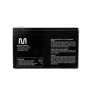 Bateria 12V Multi EN012A para Iluminação de Emergência Cercas Eletrificadas Nobreaks e Centrais de Alarme 5AH 12V Preto Bateria 12V Multi EN012A para Iluminação de Emergência Cercas Eletrificadas e Nobreaks 5AH 12V Preto