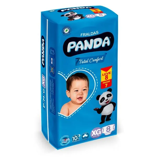 Fralda Infantil Panda Regular XG Leve 8 Pague 7