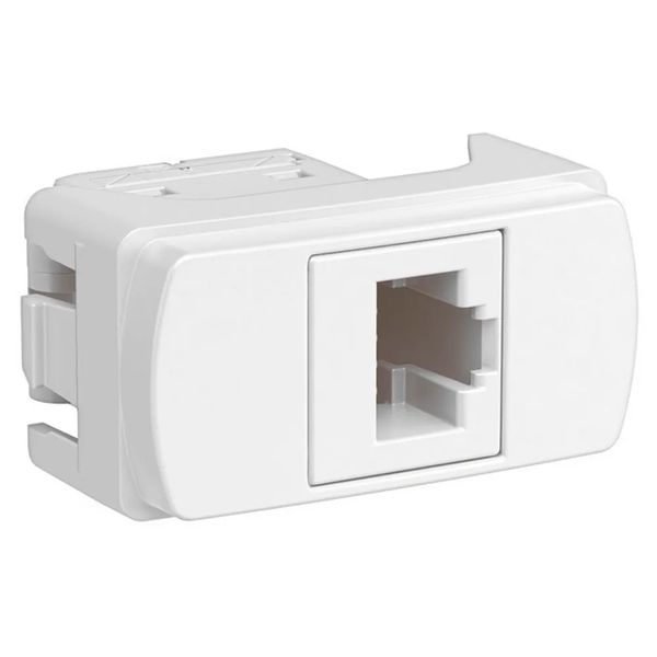 Módulo Tomada RJ45 Categoria 5e Toolless Branco Miluz Schneider Módulo Tomada Rj45 8 Fios Utp Categoria 5e Toolless 1m Br Miluz Schneider