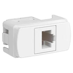 Módulo Tomada RJ45 Categoria 5e Toolless Branco Miluz Schneider Módulo Tomada Rj45 8 Fios Utp Categoria 5e Toolless 1m Br Miluz Schneider