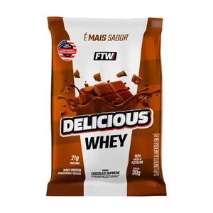 Whey Protein Delicious FTW Sabor Chocolate Supreme 30g