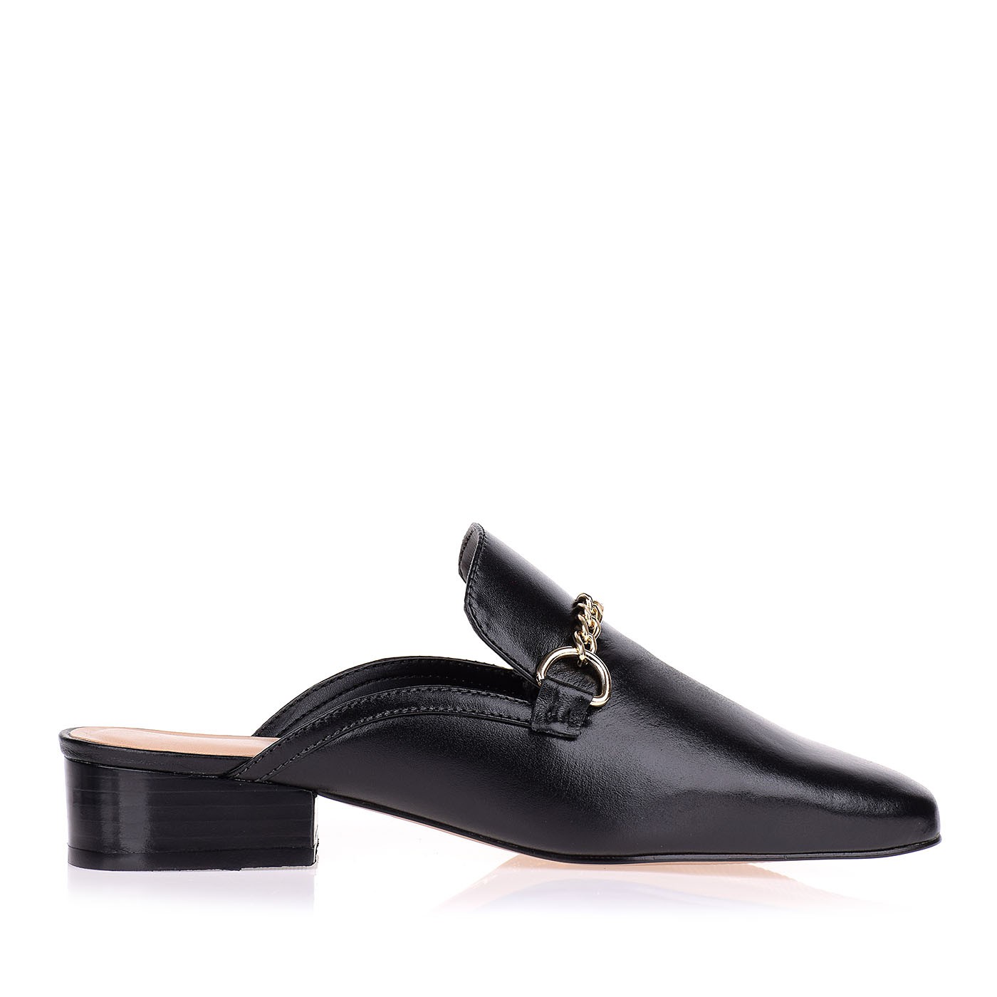 Flat New Couro Preto