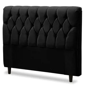 Cabeceira Palladium para Cama Casal Dobue Preto