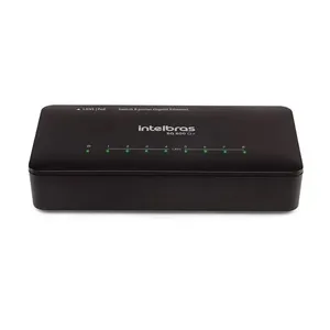 Switch Intelbras 8 Portas 10/100/1000 Mbps Gigabit SG 800 Q+