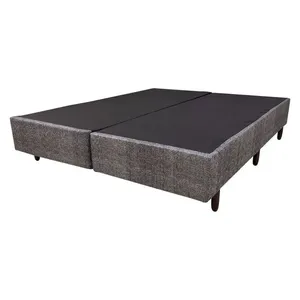 Base Cama Box Americana King Pelmex 26x193x203cm Junção Tecido Escuro (MP)