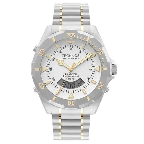 Relógio Technos Masculino Skydiver Bicolor - WT2050AXN/1B