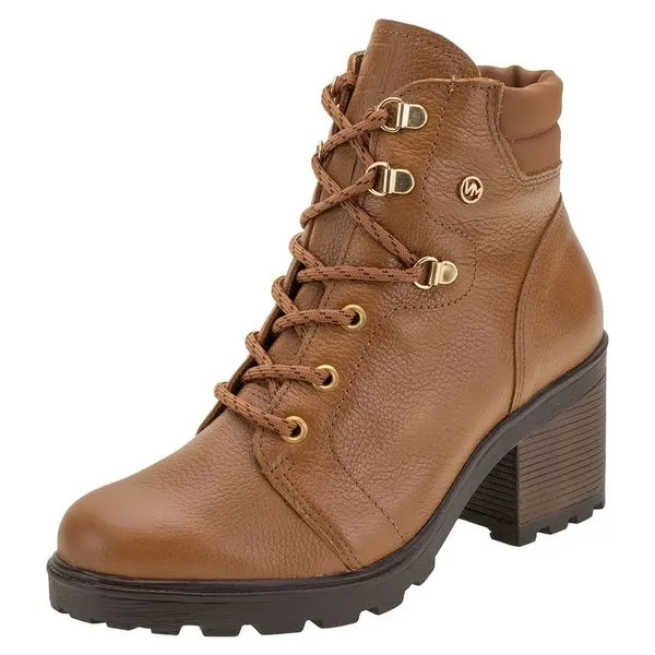 Bota Feminina Coturno Via Marte - 215902 CARAMELO 36