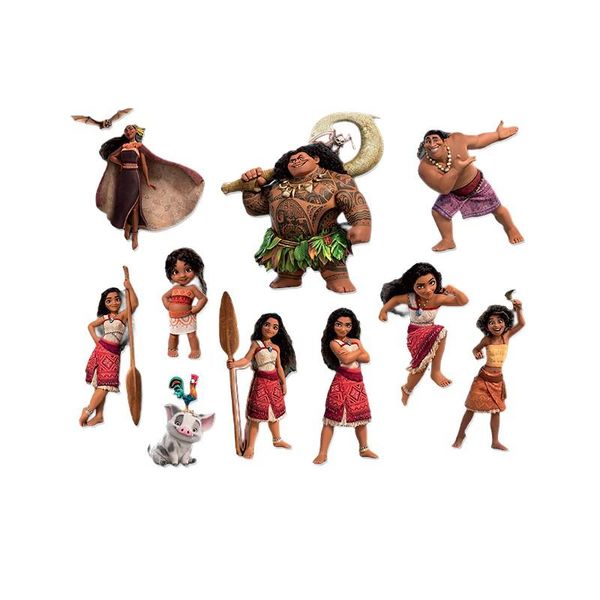 Cartela de Adesivos - Puffy - Moana - Disney - Toyng