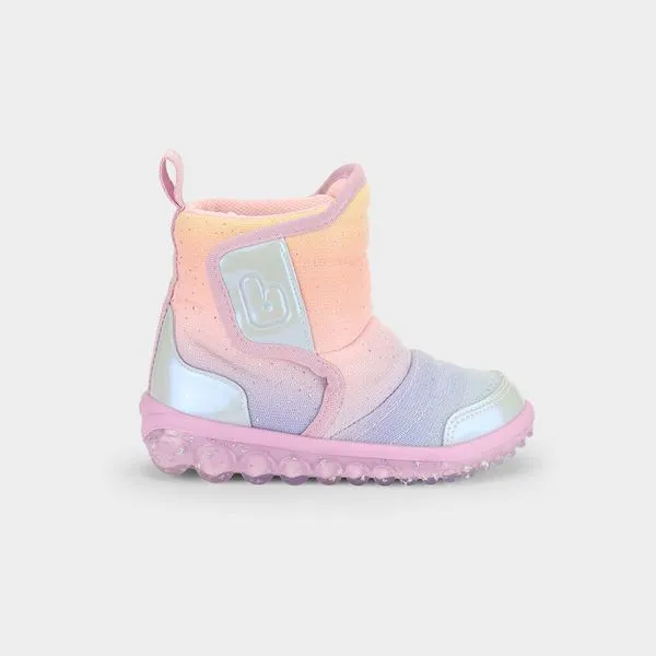 Bota Infantil Bibi Roller 2.0 Rosa com Lilás 30