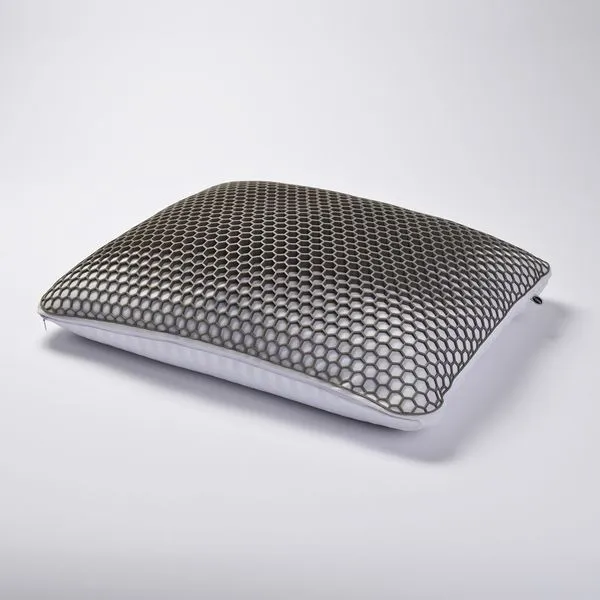 Travesseiro Colmeia Stripe Fom Cinza