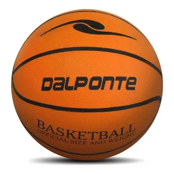 Bola de Basquete Oficial Tamanho 7 Vulcanizada sem Costura Laranja Dalponte Bola de Basquete Oficial Tamanho 7 Vulcanizada Laranja Dalponte