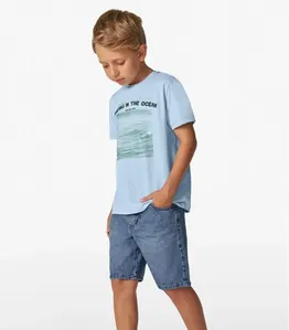 Conjunto Camiseta com Bermuda Trick Nick Azul 12