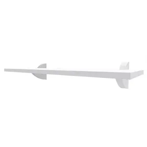 Prateleira MDP com Suporte 20X60cm Multivisão Tucano Branca