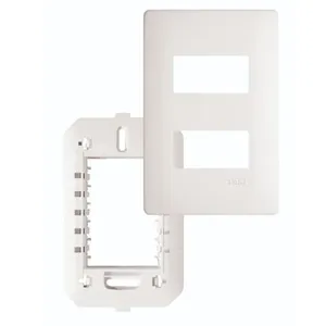 Placa com Suporte 4""x 2"" 2 Módulos Distanciados - 3636 - FAME