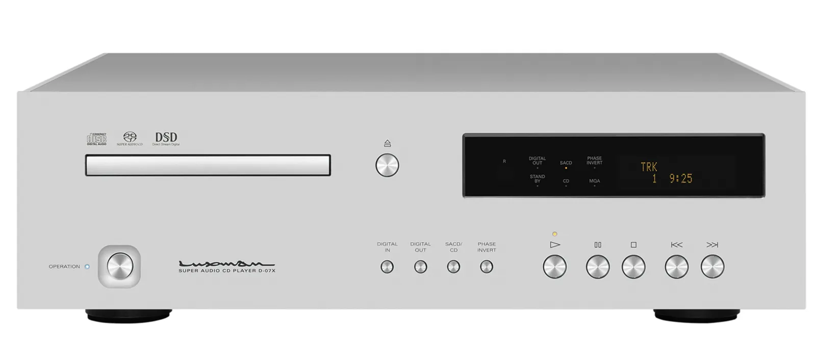 Reprodutor de CD e SACD Luxman D-07X - Conversor Digital de Alta Fidelidade