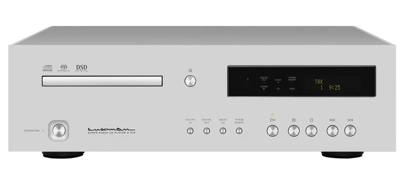 Reprodutor de CD e SACD Luxman D-07X - Conversor Digital de Alta Fidelidade