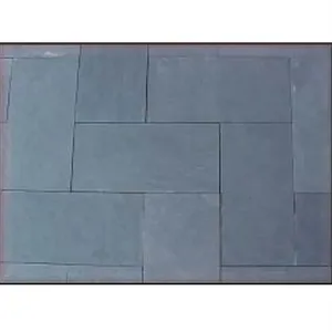 Ardosia Cinza 40x20cm Amarrado com 0,96m² 12 Peças - ARDOSIA BARCELOS