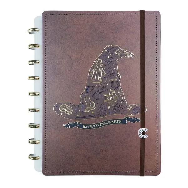 Caderno Inteligente Médio 80 Folhas Harry Potter Chapéu Seletor