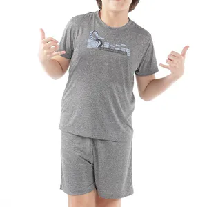 Pijama Em Liganete Infantil Mescla