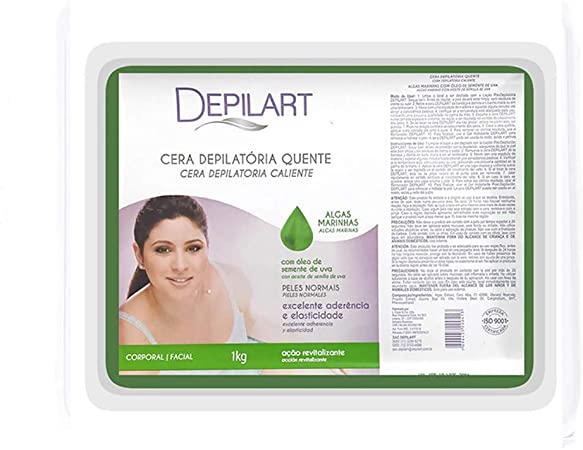 Cera Depilatoria Depilart Quente Algas 1Kg