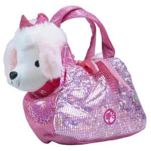 BARBIE PELUCIAS NA BOLSINHA - FUN ROSA