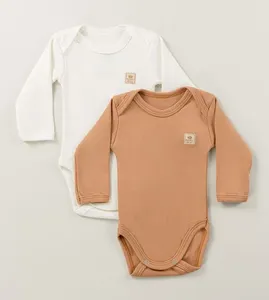 Kit Body Fio Egípcio com 2 unidades - 123405 Marrom - M