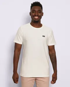 Camiseta Masculina Manga Curta Texturizada Off White M