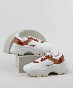Tênis Feminino Oneself Sneaker Chunky com Recortes Branco 35