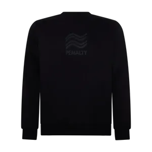 Blusão Casual Basic Penalty Careca – Moletom Masculino Macio para Treino e Rotina - Preto G