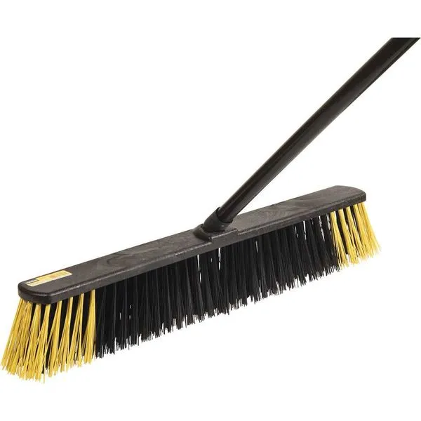 Vassoura Tipo Gari Cepa e Cerdas Plásticas 60 cm com Cabo - VONDER