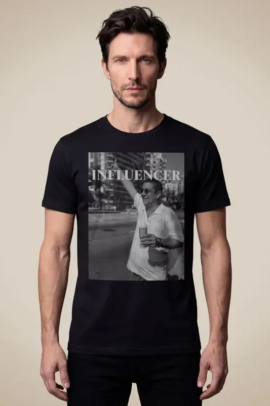 Camiseta Zeca Influencer Meme Preto - Gg