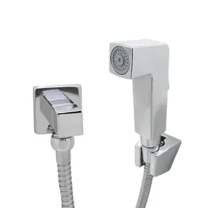 Ducha Higiênica Square Gatilho Quadrado ABS 1-2 DN15 1,20m Cromada Shop Hidráulica Ducha Higiênica Square Gatilho Quadrado ABS 1-2 DN15 1,20m Shop Hidráulica