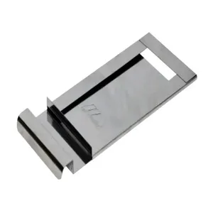Registro Regulador de Chamine Paulista 15x29cm Controle de Fumaca em Fogao a Lenha Aco Inox Metalmig Registro Regulador de Chamine Paulista 15x29cm Aco Inox para Fogao a Lenha Metalmig