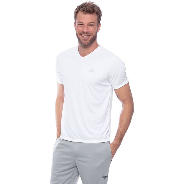Camiseta Masculina Speedo Mesh - BRANCO P