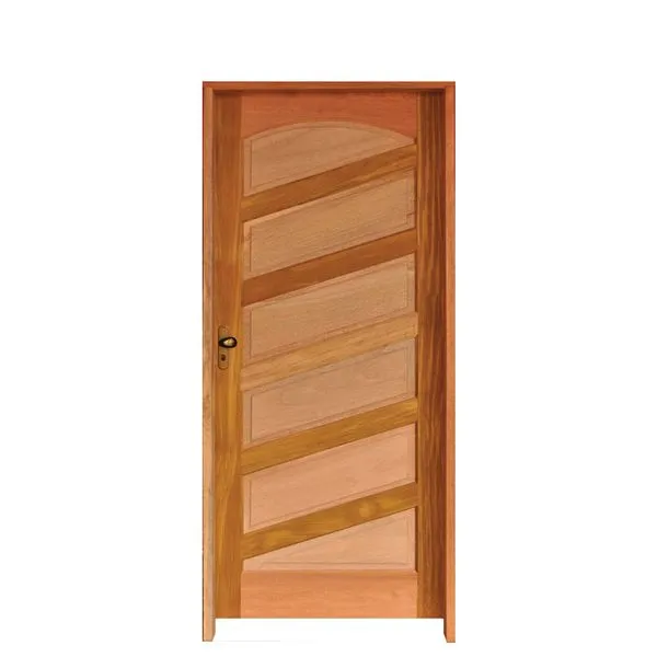 Porta de madeira Mirabela direita Rodam 210x82cm batente 12cm mista
