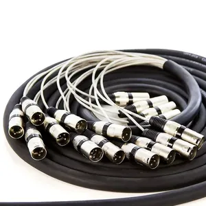 Multicabos com Conectores XLR 16 Vias Amphenol 18 metros