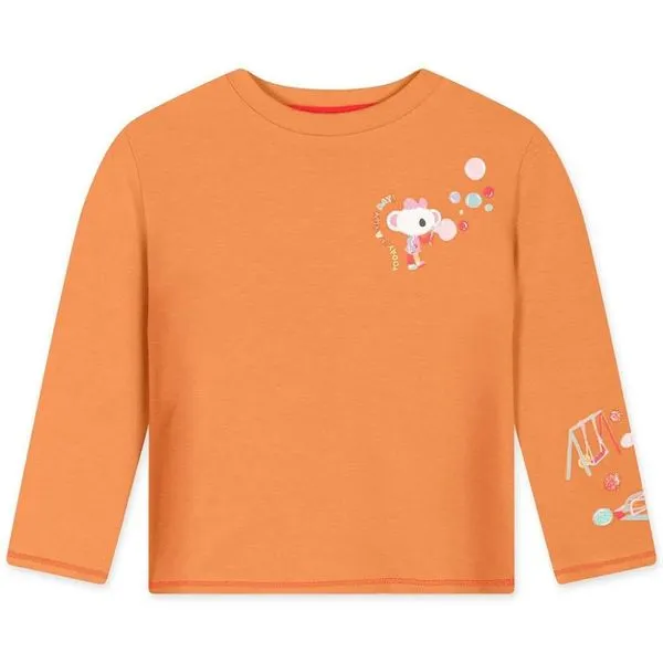 Blusa Manga Longa Lilica Ripilica Diversão Laranjado 1