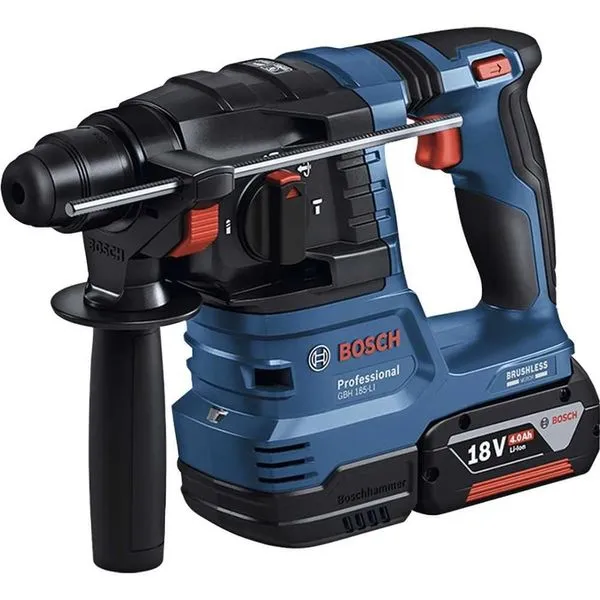 Martelete Perfurador Rompedor a Bateria GBH 185-LI SDS Plus 18V com Carregador Bivolt Bosch Martelete GBH 185-LI SDS Plus 18V com Carregador Bivolt Bosch